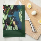 Linge De Cuisine Nymphéas (Quart Plié)