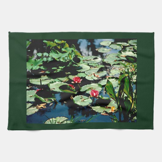 Linge De Cuisine Nymphéas (Horizontal)
