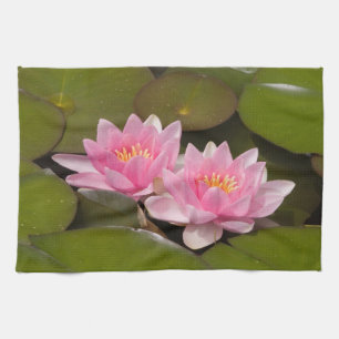 Linge De Cuisine Nymphéas en fleurs