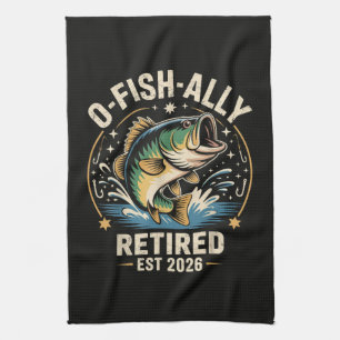 Linge De Cuisine O-Fish-Ally Retraité Pêcheur 2026 Pêche