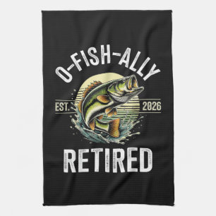 Linge De Cuisine O-Fish-Ally Retraité Pêcheur 2026 Pêche