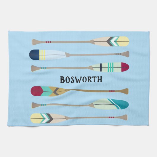 Linge De Cuisine Oars de style vintage (Horizontal)