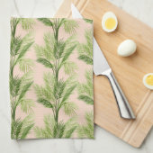 Linge De Cuisine Oasis intérieure | Motif Palm Tree (Quart Plié)