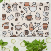 Linge De Cuisine Objets pour le thé et le café Motif (Plié)