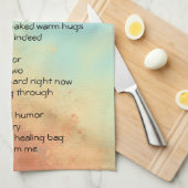 Linge De Cuisine Obtenez un poème bien (Quart Plié)