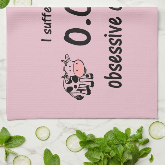 Linge De Cuisine OCD Cow Kitchen Towel (Plié)