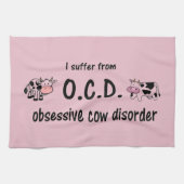 Linge De Cuisine OCD Cow Kitchen Towel (Horizontal)