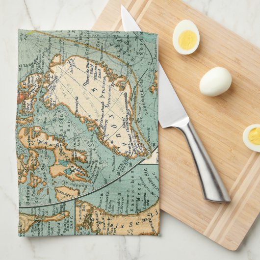 Linge De Cuisine Océan Arctique (Quart Plié)