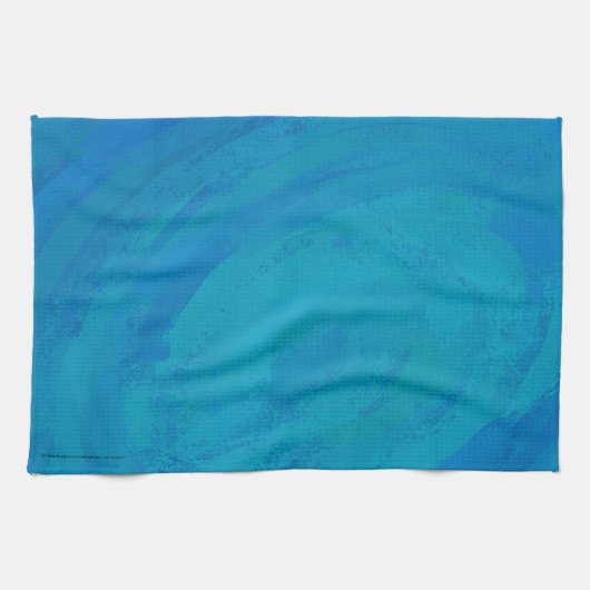 Linge De Cuisine Océan bleu (Horizontal)