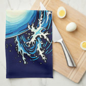 Linge De Cuisine Ocean Coffee Dream (Quart Plié)