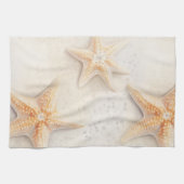 Linge De Cuisine Ocean Cream Peach Beach Starfish (Horizontal)