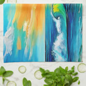 Linge De Cuisine Ocean's Kiss : Sunset Waves (Plié)