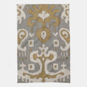Linge De Cuisine Ochre Ikat I (Vertical)