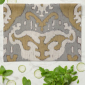 Linge De Cuisine Ochre Ikat II (Plié)