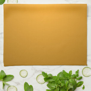 Linge De Cuisine Ocre doré Tons chauds Rustique Élégant