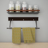 Linge De Cuisine Octo brightener arabesque maure style tangerine