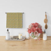 Linge De Cuisine Octo brightener arabesque maure style tangerine