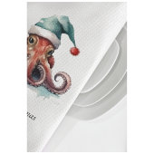 Linge De Cuisine Octopus Christmas Joy, coutume