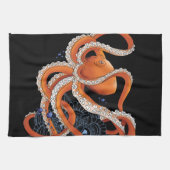 Linge De Cuisine Octopus henna (Horizontal)