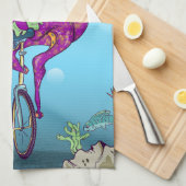 Linge De Cuisine Octopus Monter un monocycle (Quart Plié)