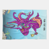 Linge De Cuisine Octopus Monter un monocycle (Horizontal)