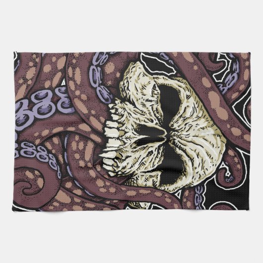 Linge De Cuisine Octoskull (Horizontal)