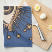 Linge De Cuisine Oeil étoile Lune Celeste Nouveau (Quart Plié)