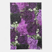 Linge De Cuisine Oeillets de pourpre de bouquet (Vertical)