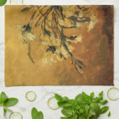 Linge De Cuisine Oeillets rouges et blancs par Vincent van Gogh (Plié)