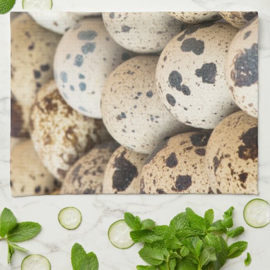 Linge De Cuisine Oeufs de caille (Plié)