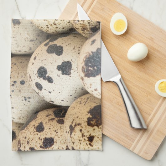 Linge De Cuisine Oeufs de caille (Quart Plié)