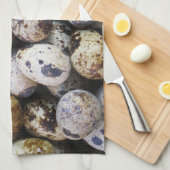 Linge De Cuisine Oeufs de caille (Quart Plié)