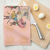 Linge De Cuisine Oeufs de lapin de Pâques (Quart Plié)