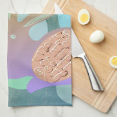 Linge De Cuisine Oeufs de lapin de Pâques "Joyeux Pâques" (Quart Plié)