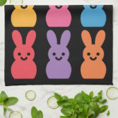 Linge De Cuisine Oeufs de lapin de Pâques Plaid Leopard (Plié)