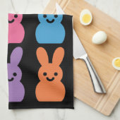 Linge De Cuisine Oeufs de lapin de Pâques Plaid Leopard (Quart Plié)