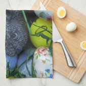 Linge De Cuisine Oeufs de Pâques, Ballons de golf de lapin (Quart Plié)