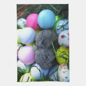 Linge De Cuisine Oeufs de Pâques, Ballons de golf de lapin (Vertical)