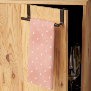 Linge De Cuisine Œufs de Pâques Lapin Vintage Minimal Pastel Abrico