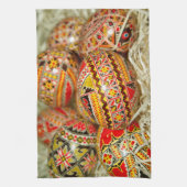 Linge De Cuisine Oeufs de pâques peints de Roumain (Vertical)