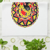 Linge De Cuisine Oeufs de Pâques Pysanki (Plié)