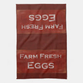 Linge De Cuisine Oeufs frais de ferme (Vertical)