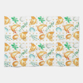 Linge De Cuisine Oeufs Poulets Poules Herbes (Horizontal)