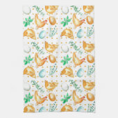Linge De Cuisine Oeufs Poulets Poules Herbes (Vertical)