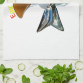 Linge De Cuisine Oeufs Tête Délicat Designs (Plié)