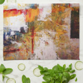 Linge De Cuisine Oeuvre Abstraite (Plié)