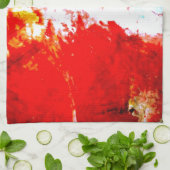 Linge De Cuisine Oeuvre artistique créative Abstraite (Plié)