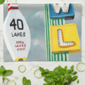 Linge De Cuisine Oeuvre de Bowling Alley (Plié)