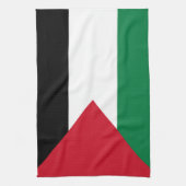 Linge De Cuisine officiellement le drapeau de l'État de Palestine (Vertical)