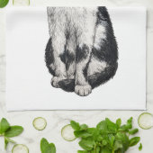 Linge De Cuisine Ogie le chat (Plié)